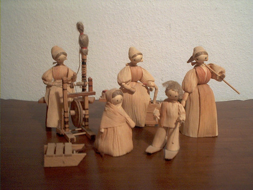 Alte krippe figuren feines - alte,