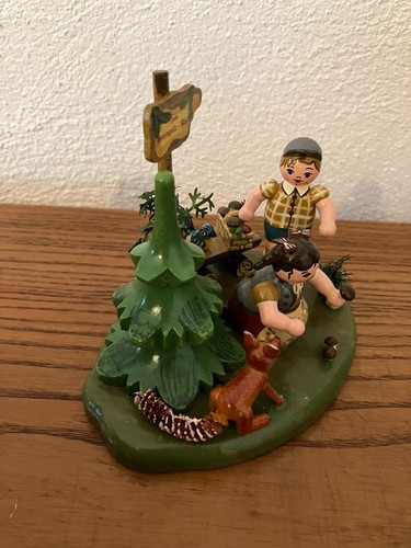 Holzfigur waldkinder - holzfigur, „waldkinder“