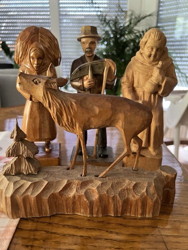 Handgeschnitze holzfiguren - handgeschnitze,