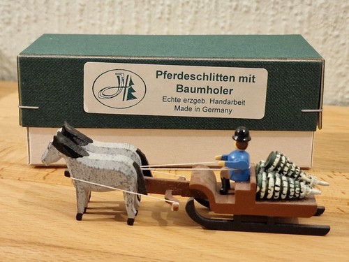 Miniatur pferdeschlitten mit - pferdeschlitten,