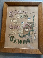 antik Haus Spruch Bild Leinen