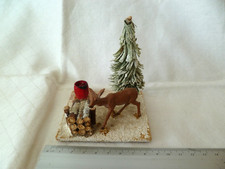 alte Figur Kerzenhalter Reh im