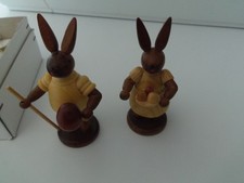 Erzgebirge Osterhasenpaar