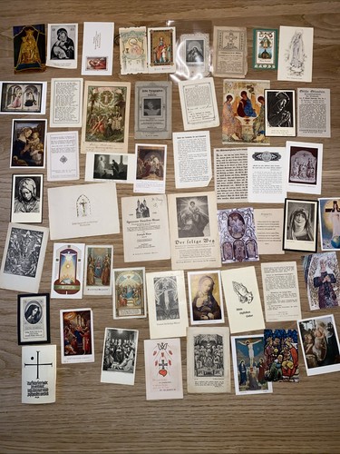 Totenzettel gebetszettel - 50,