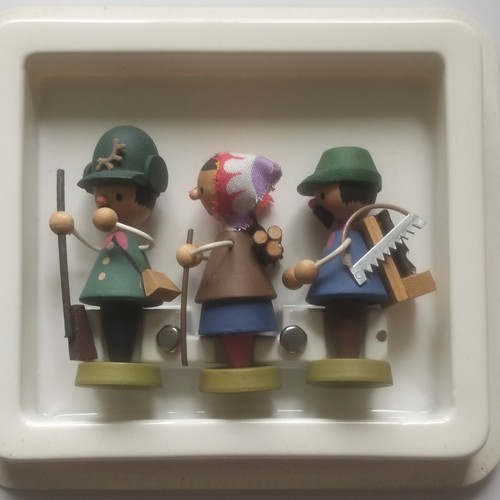Erzgebirge holzfiguren set - erzgebirge, 3