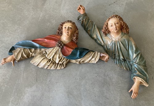 Paar wandfiguren engel - paar,