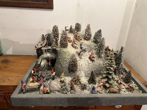 Winterlandschaft diorama mit - winterlandschaft,