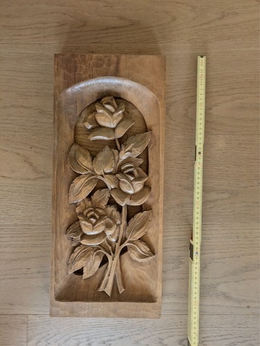 Drei kunstvolle holzreliefs - drei,