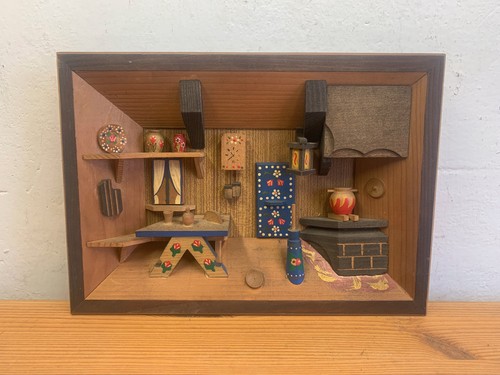 Ddr holzbild reliefbild - reliefbild, 3d