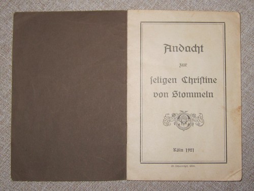Stommeln kleines andachtsbuch - stommeln:,