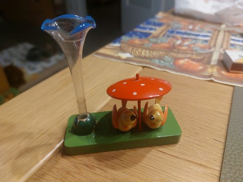 Alte kleine vase lauscha mit - alte,